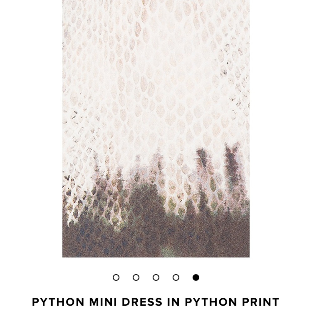 The Jetset Diaries Python Mini Dress - Picture 6 of 7